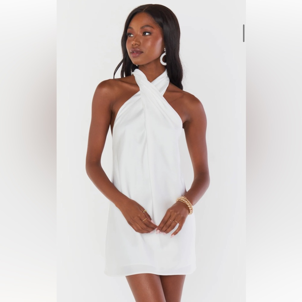 Show Me Your Mumu Jasmine Halter Mini Dress